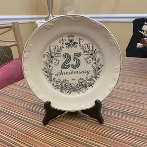 Leart 25th Anniversary Porcelain Plate